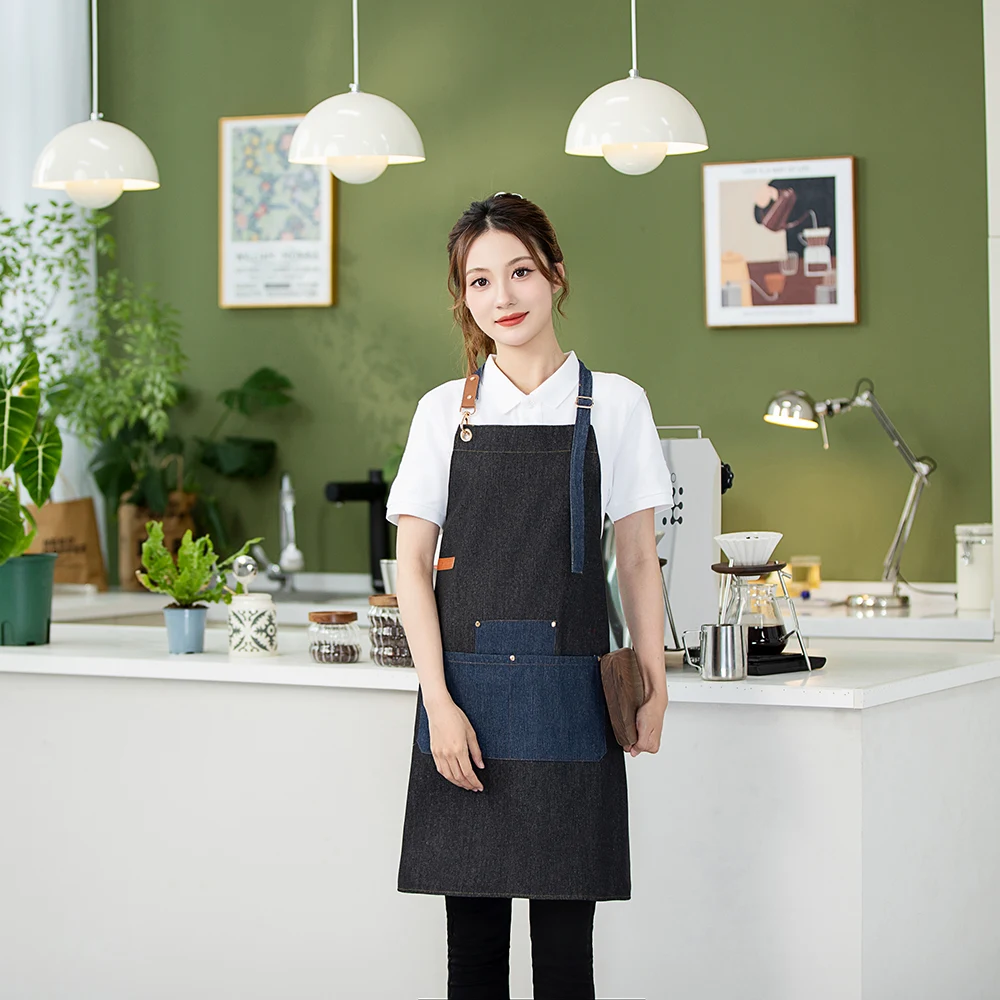 adjustable bib Kitchen Apron - Image 2
