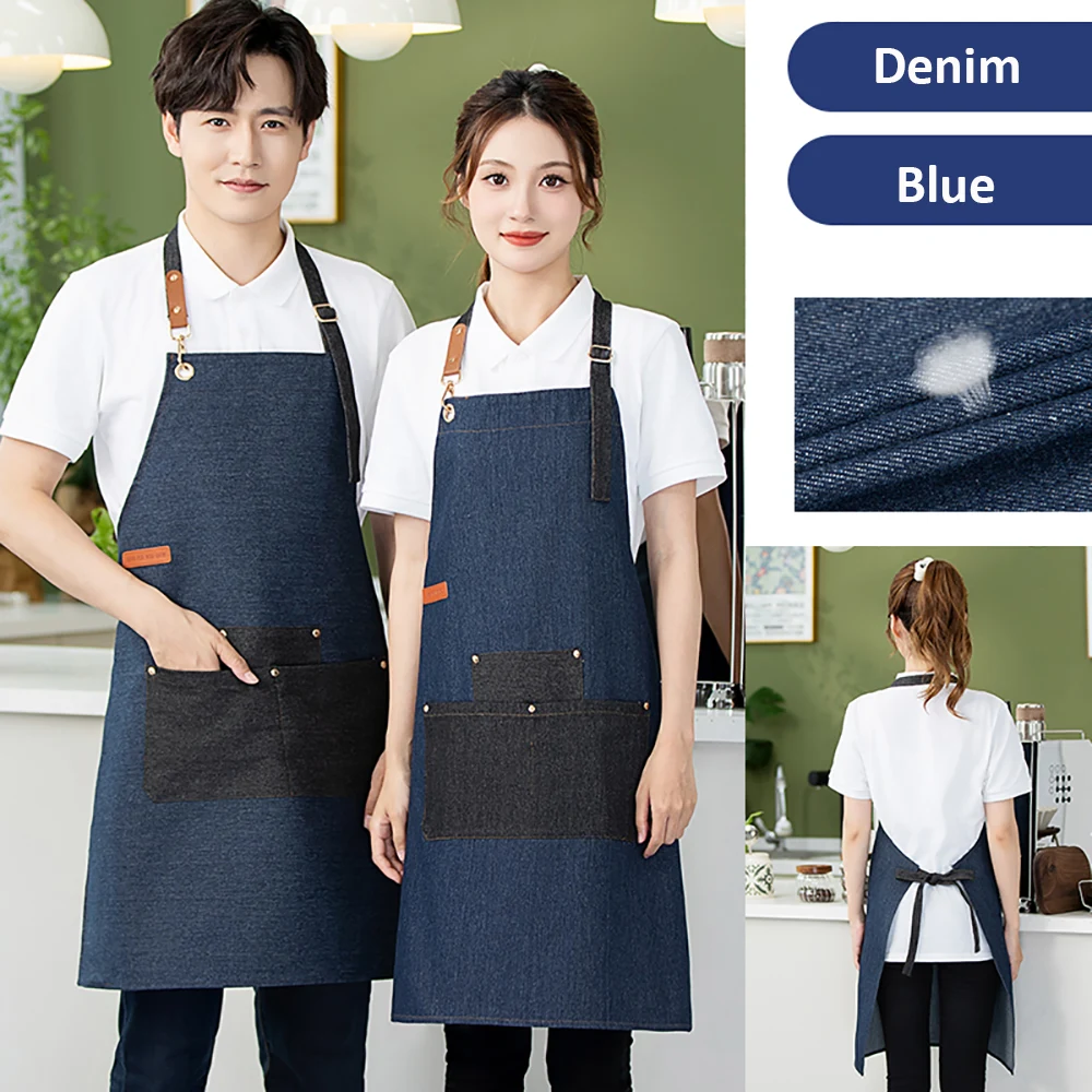 adjustable bib Kitchen Apron - Image 3