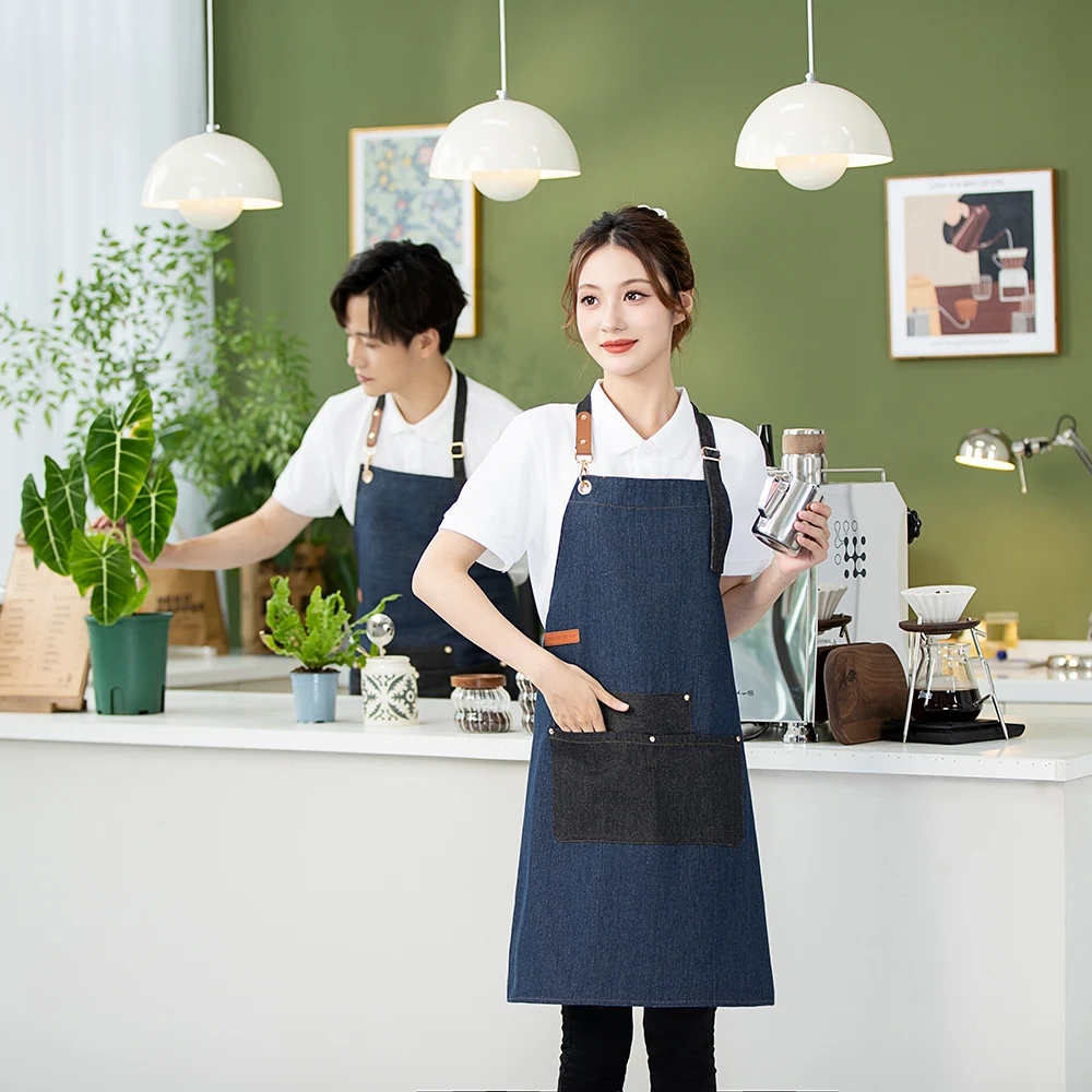 adjustable bib Kitchen Apron - Image 4